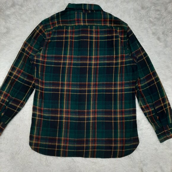 Levis Man's The Worker Relaxed Plaid Flannel Cotton Shirt - Picture 3 of 7